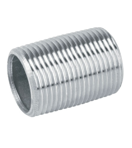 NIPLE GALVANIZADO  1 X CUERDA CORRIDA