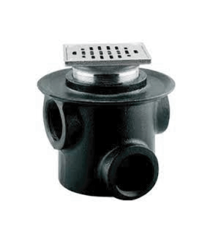 COLADERA CUADRADA HELVEX 3 BOCAS