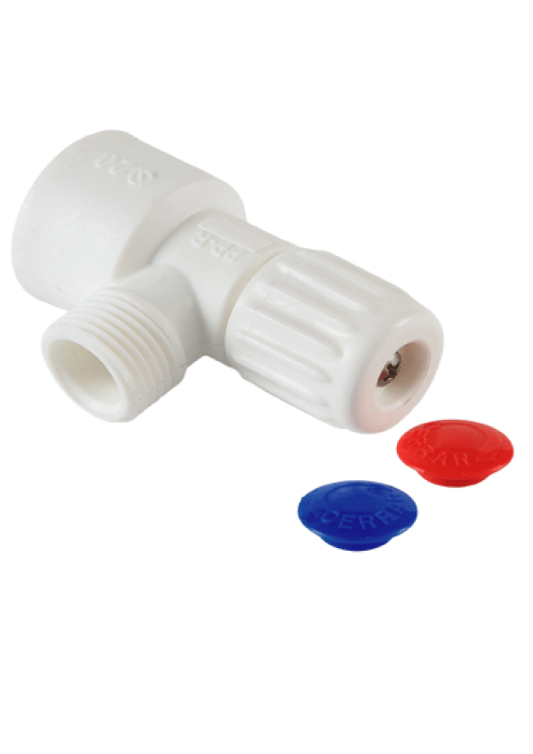 VALVULA ANGULAR 1/4 VUELTA ROSCADA 85PSI TUBOPLUS